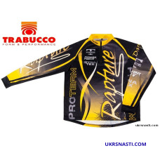 Футболка с длинным рукавом Trabucco Rapture Pro Team long sleeve размер XL чёрная с жёлтым